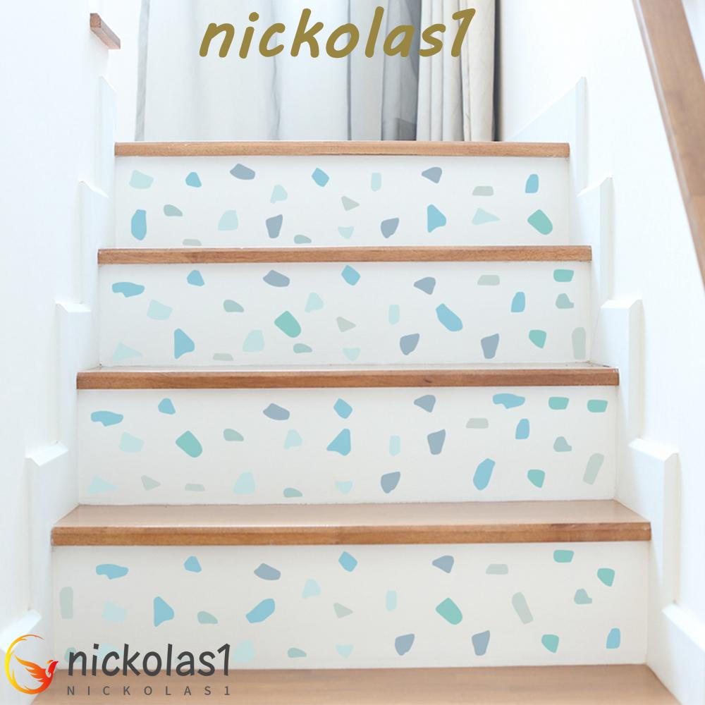 Nickolas1 Batu Mural Kreatif 144pcs Untuk Ruang Tamu Teraso PVC Batu Warna Dekorasi Rumah