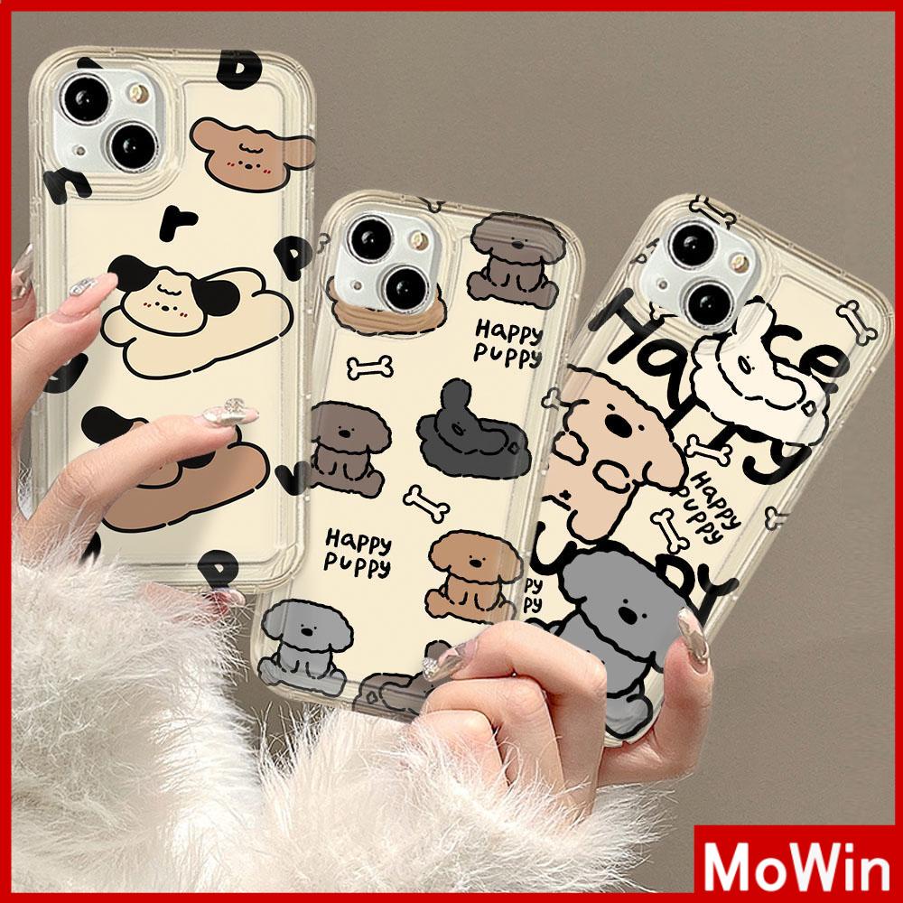 Case iPhone 14 Pro Max iPhone Case Bening Case TPU Soft Case Airbag Tahan Guncangan Kamera Anak Anjing Lucu Anjing untuk iPhone 13 Pro Max iPhone 12 Pro Max 11 8Plus 7Plus 6Plus XR X MAX