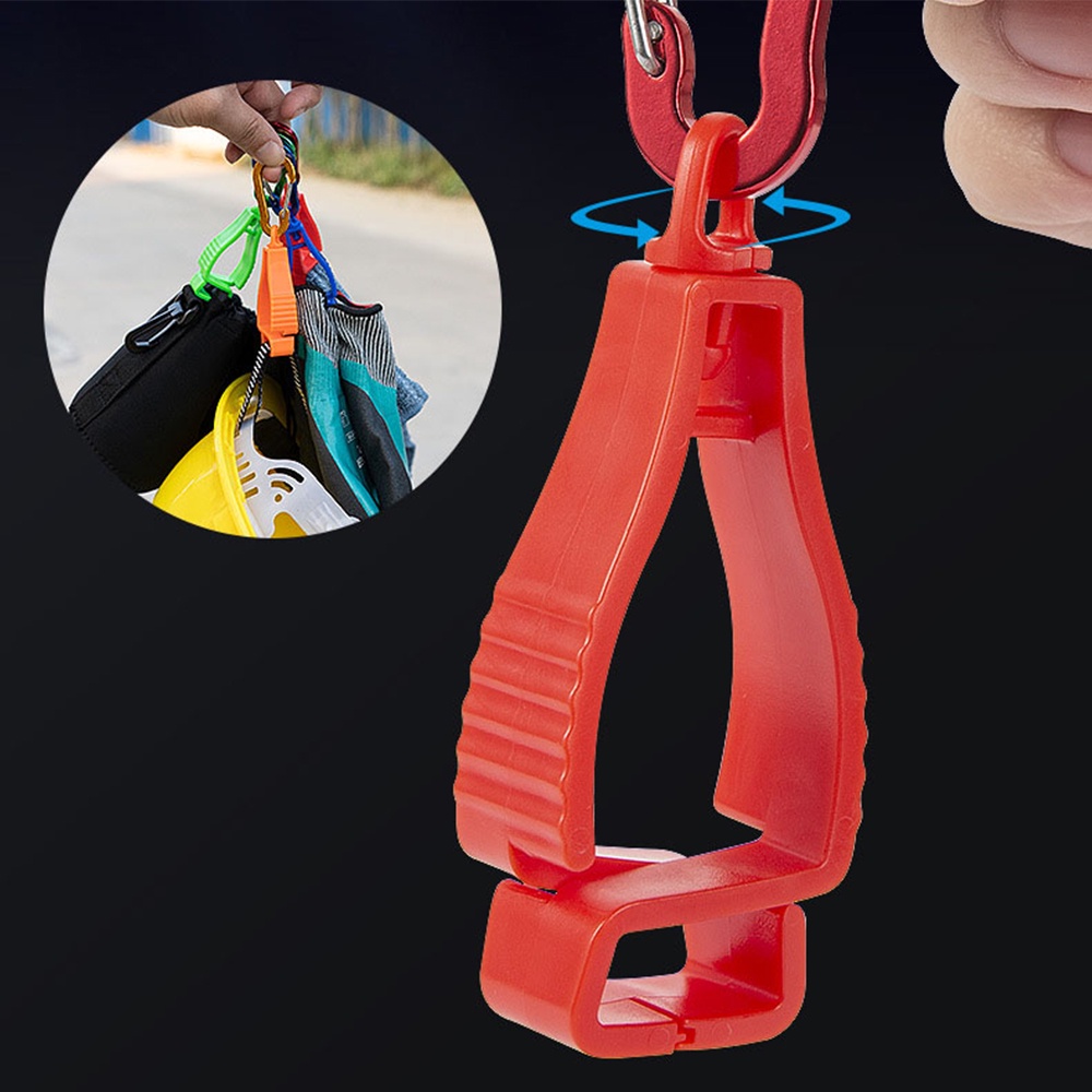 [Hot Sale] Safety Work Tools Storage Clip Multifungsi Sarung Tangan Kerja Luar Ruangan Guard Glove Clip Hanger Dengan Hook Work Clamp Grabber Catcher Non Slip Plastik