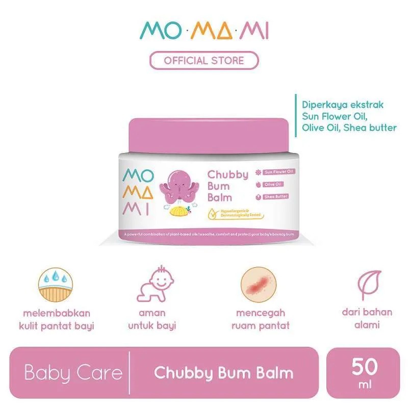 Momami Baby Chubby Bum Balm - Lotion &amp; Cream Bayi (50 gr)