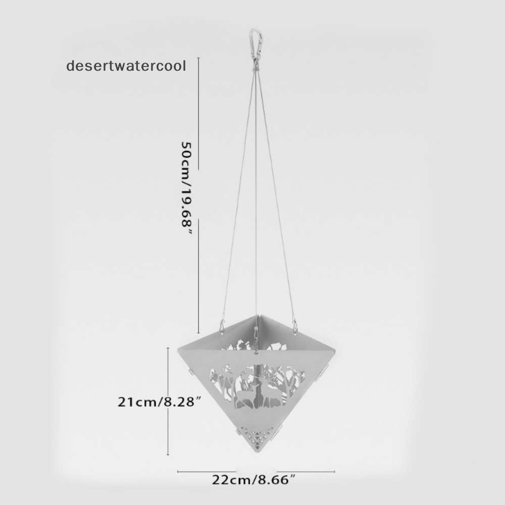 Deid Segitiga Tungku Gantung Api Unggun Api Unggun Pit Kompor Kayu Camping Stand Frame Pit Martijn