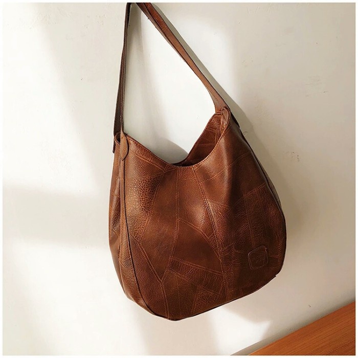 

TERMURAH Tote Bag Import Tas Batam QQ2743 Tas Wanita Kerja Kantor Kampus Korean - BROWN