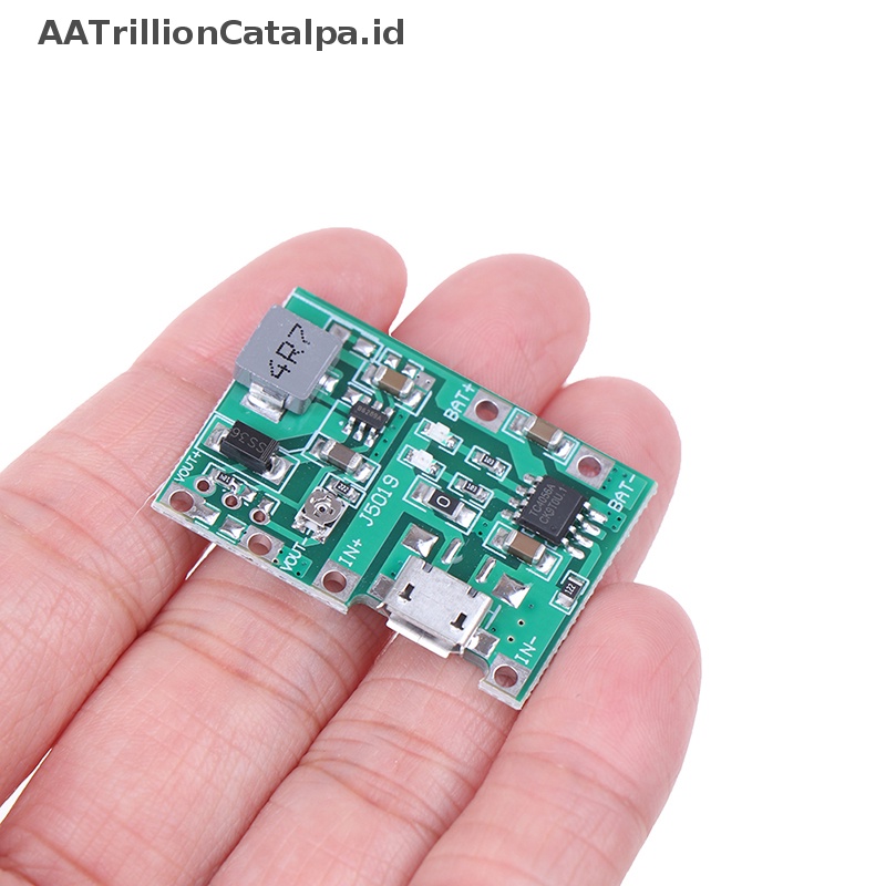 Aatrillioncatalpa li-Ion18650 3.7v 4.2v Papan charger dc-dc step up boost module ID