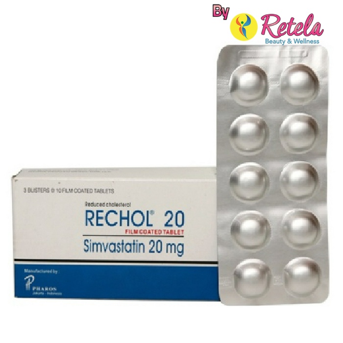 RECHOL 20MG FC 1 STRIP 10 TABLET