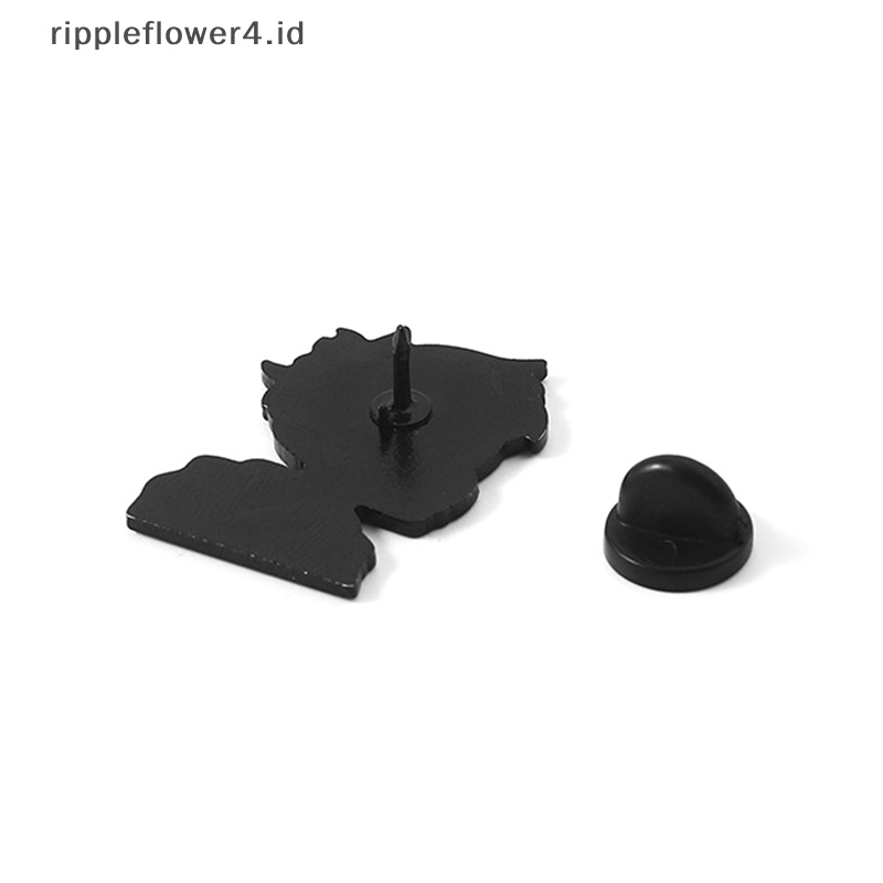 {rippleflower4.id} Pin Enamel Film Kartun Howl Sofia Ponyo Bros Lencana Kerah Pin Lucu Anime Perhiasan Hadiah Untuk Teman Anak~