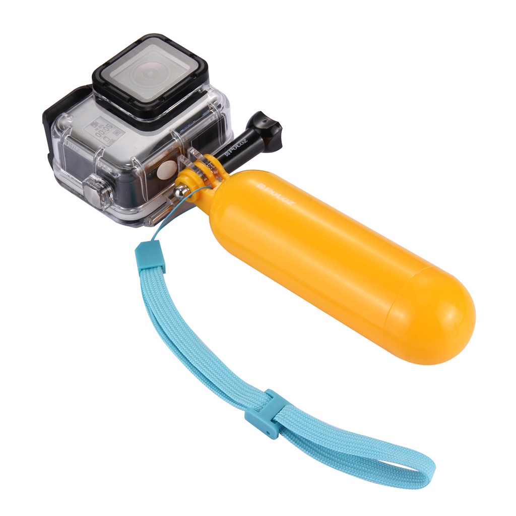 Floating Handle Bobber Hand Grip Dengan Strap Untuk GoPro NEW HERO /HERO7 /6 /5 /5 Session /4 Session /4 /3+ /3 /2 /1, DJI Osmo Action, Xiaoyi Dan Kamera Action Lainnya