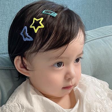 [Unggulan] 1/6pcs Klip Poni Samping Perempuan Gaya Korea Y2K Kupu-Kupu Klip BB Lucu Klip Tanpa Jejak Musim Panas Gadis Jepit Rambut Warna-Warni Jepit Aksesoris Rambut Alat Styling Rambut
