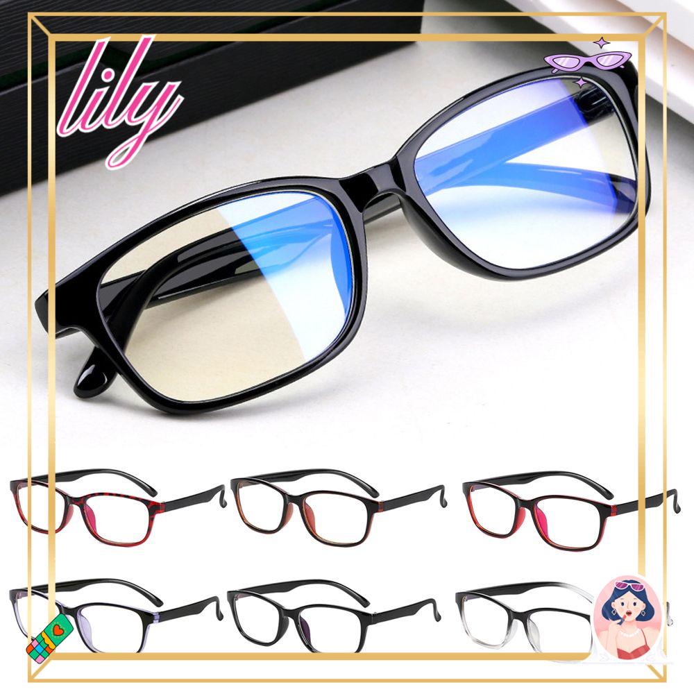 Frame Kacamata LILY Black Eye Vintage Vision Care Flat Mirror Resep Eyewear