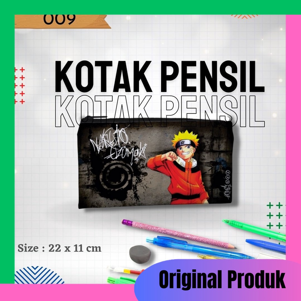 

Tempat Pensil, Kotak Pensil 009 gambar Naruto Serbaguna Murah Dan Kualitas Terjamin , Original Produk Bahan Tebal