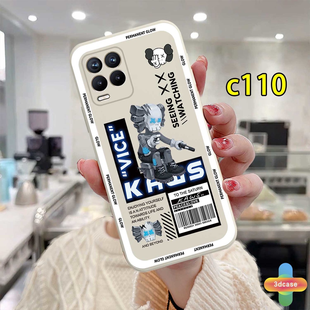 Case Realme C21Y C31 C35 C11 2021 C15 C21 C25 C20 C3 C12 C2 C25S 5S 5 5S 5i C17 7i C1 C25Y C2 C3i 6i C20A Narzo 20 10 10A 20A 30A A7 A5S A15 A16 Y12 Y20 Y15S Y21 A03 A12 Ins KAWS Dunk Full Cover