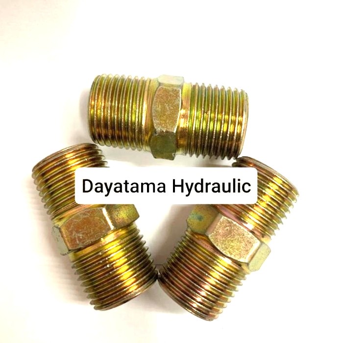 Double Nepel 1/4NPT x 1/4NPT