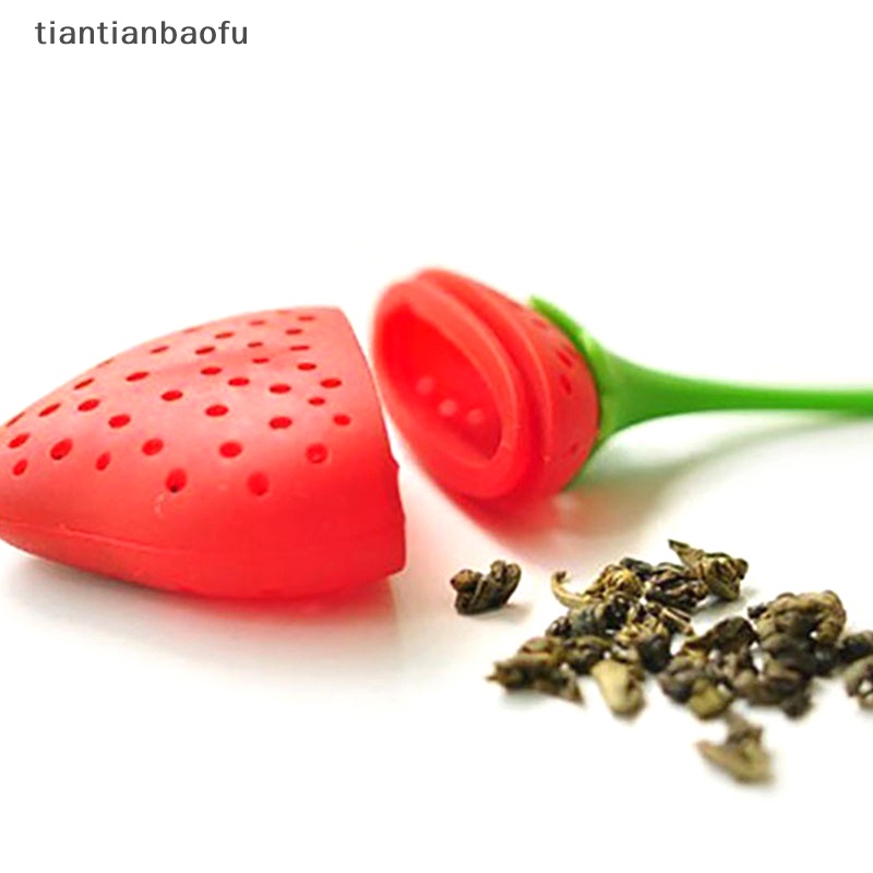 [tiantianbaofu] Silikon Tea Infuser Ball Kreatif Alat Teko Teh Daun Saringan Alat Dapur Butik