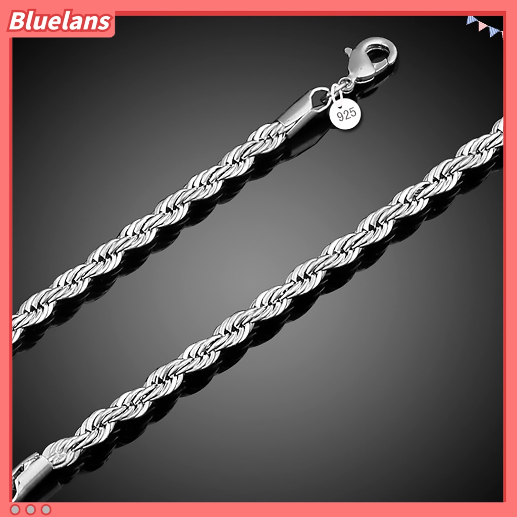 [BLS] Perak925 Sterling Wanita Twist Bangle Cuff Charm Gelang Gesper Perhiasan Pesta