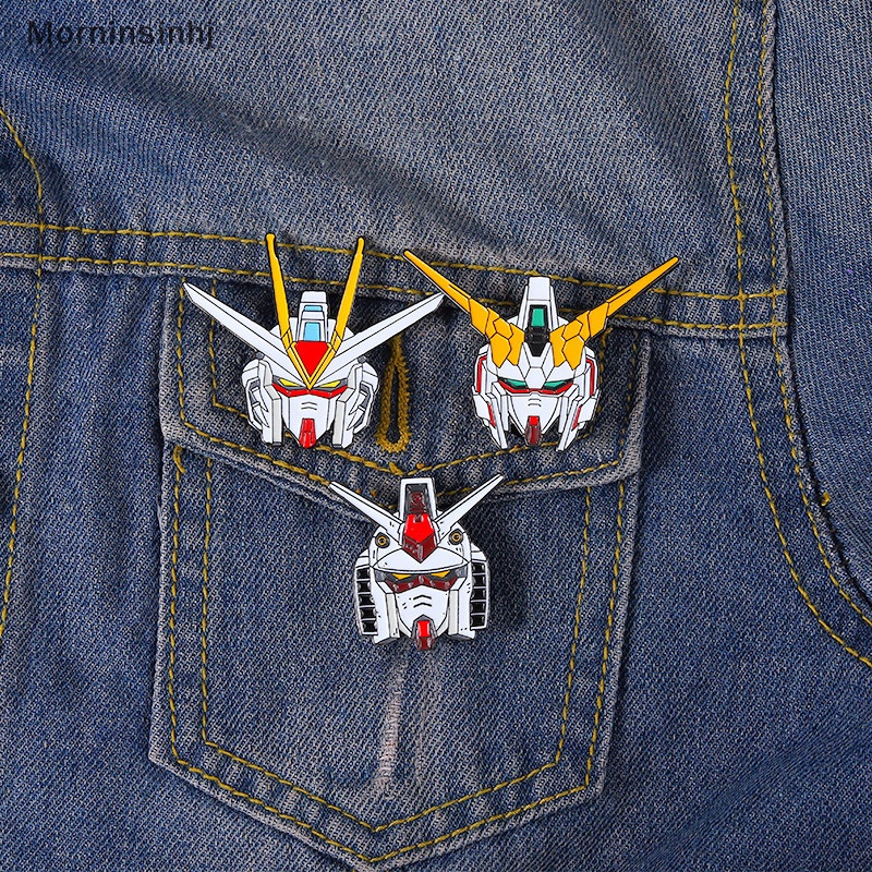 Mornin Enamel Pin Logam Kartun Bros Ransel Kerah Lapel Lencana Wanita Fashion Perhiasan Hadiah id