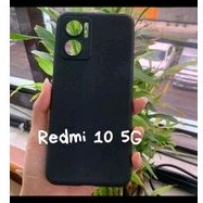 CASING CASE SOFTCASE XIOMI REDMI 10 5G / REDMI NOTE 11E 5G 2022 bahan  LENTUR WARNA HITAM DAN BENING