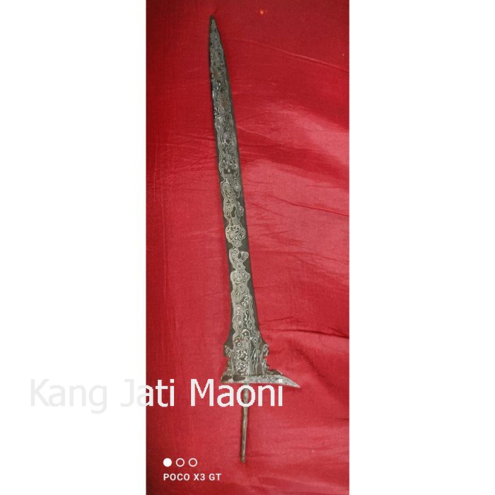 keris langka omyang jimbe kembar pamor wahyu tumurun Asli Paling Mewah GF544