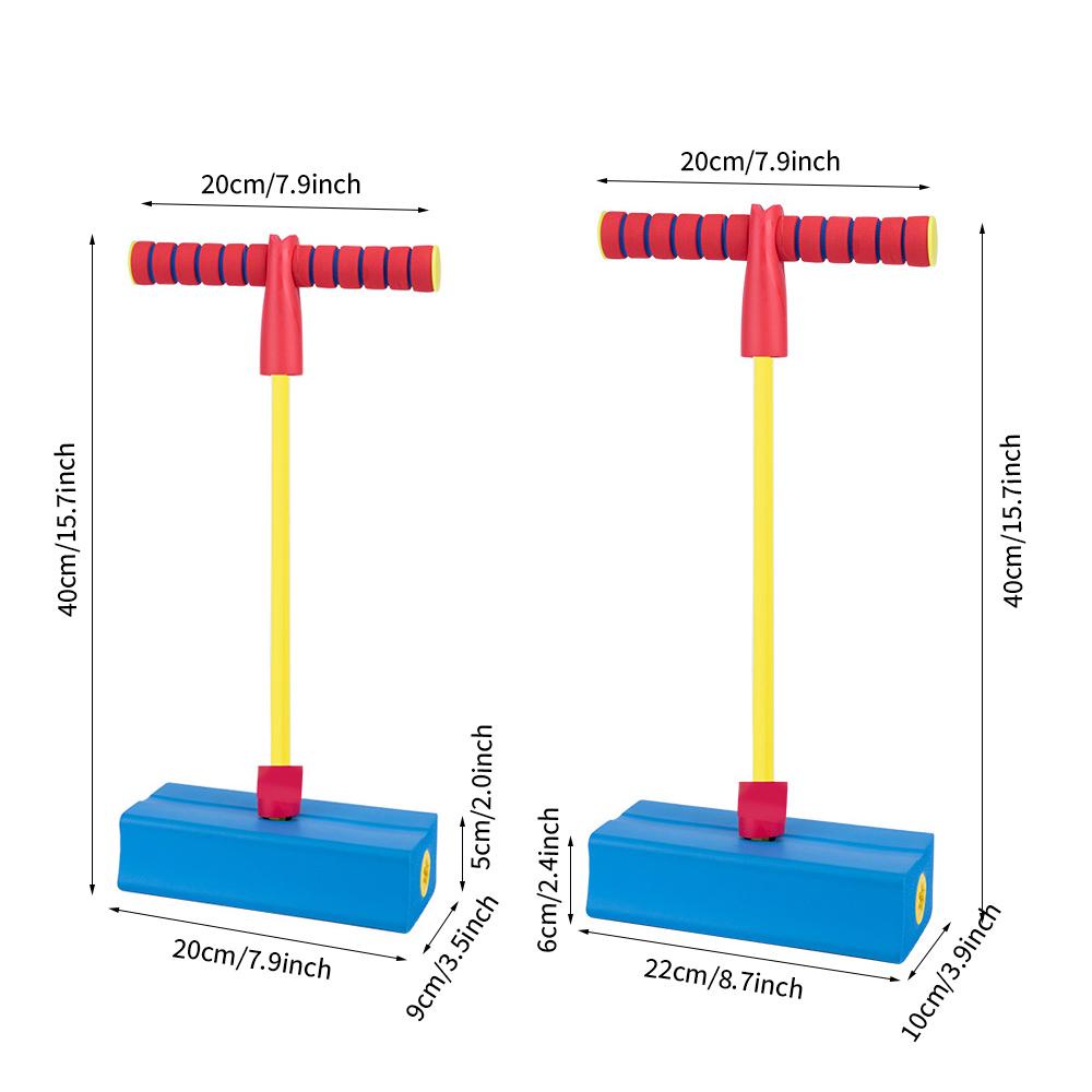 Timekey Anak Grow Taller Balance Mainan Kodok Melompat Peralatan Latihan Luar Ruangan Warna Anak Laki-Laki Dan Perempuan Kebugaran Memantul Suara Mainan E9L3