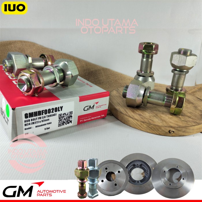 Baut Roda Depan Kiri Fuso PS190 PS220 FM517 FN517 Hub Bolt GM