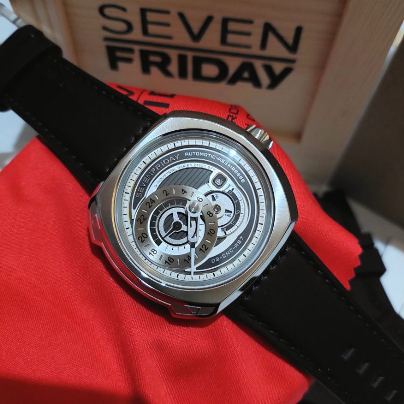 HAPPYFASHION  Jam Tangan Sevenfriday-SF #Q1/01 NFC Aktif Automatic GARANSI TOKO