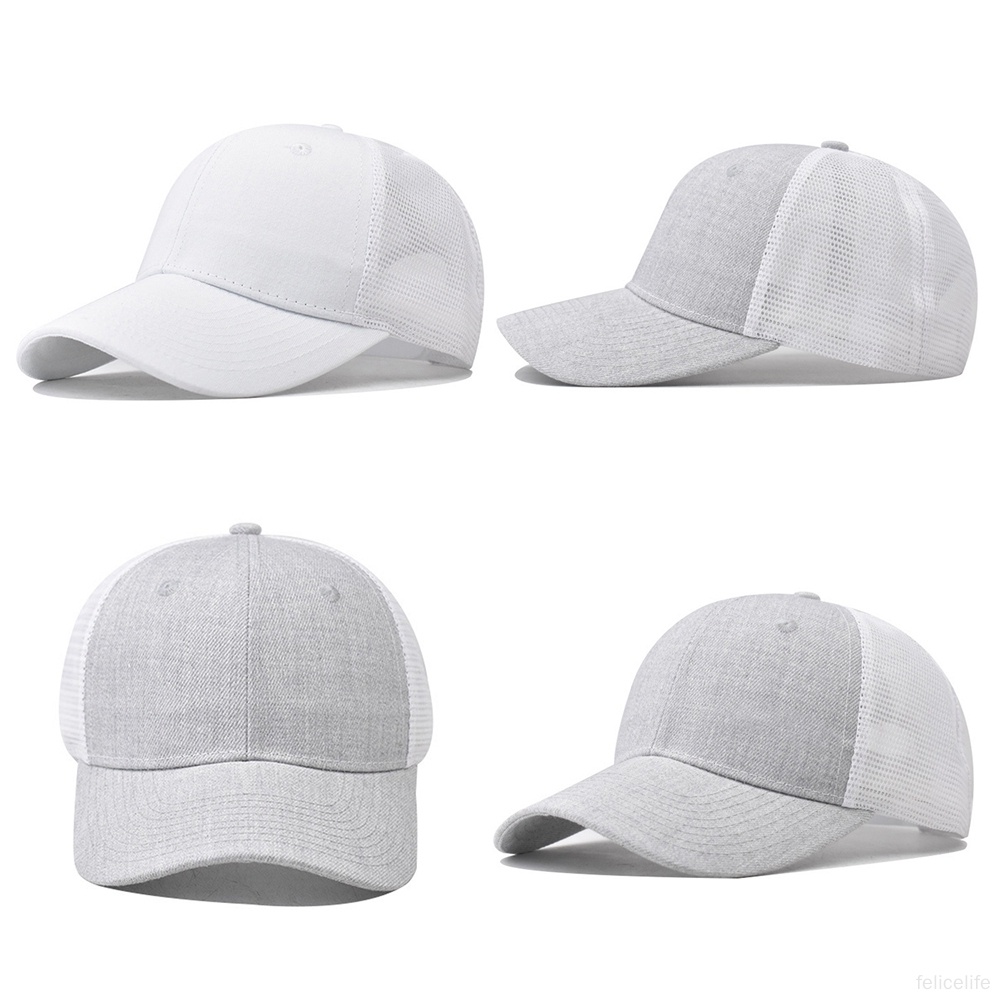 Topi Baseball Pria Wanita Casual Temperamental Splicing Adjustable Hats