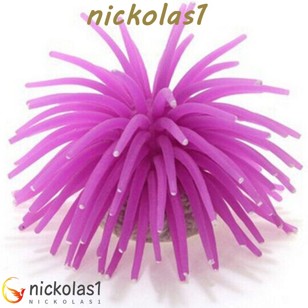 Nickolas1 Rumput Plastik Koral Artificial Dekorasi Tangki Ikan Aquarium Coral Ornament Decor Plant