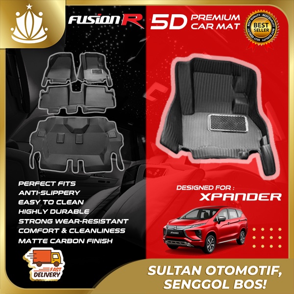 Fusion R Karpet Mobil 5D Xpander  Premium