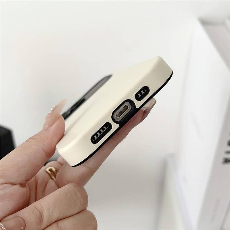 IPHONE Kamera Perlindungan Kulit Merasa Silikon Casing Ponsel Untuk iPhone14 13 12 Pro Max14 Plus 2in1 Splice Shockproof Back Cover Untuk iPhone14 Plus