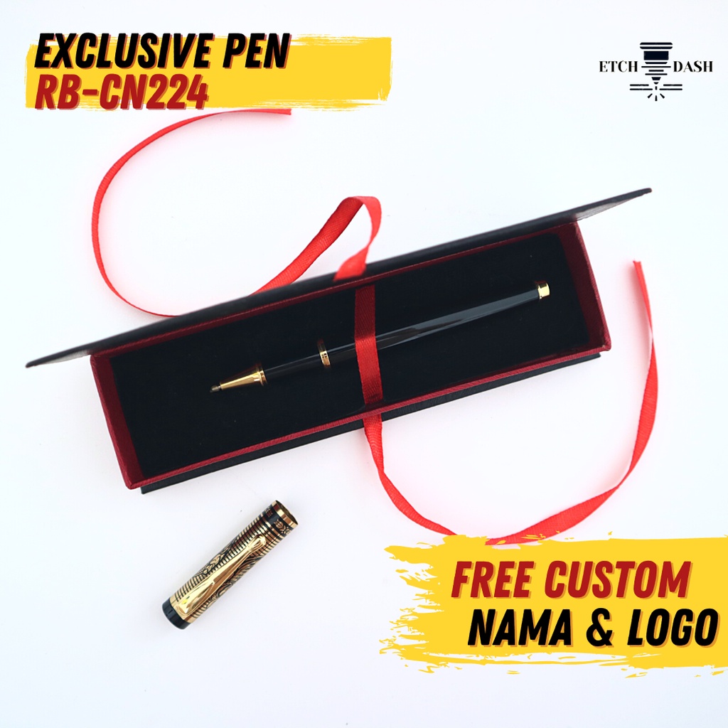 

Pulpen Rollerball Eksklusif dengan Box Pita Gratis Custom - Exclusive Pen RB-CN224