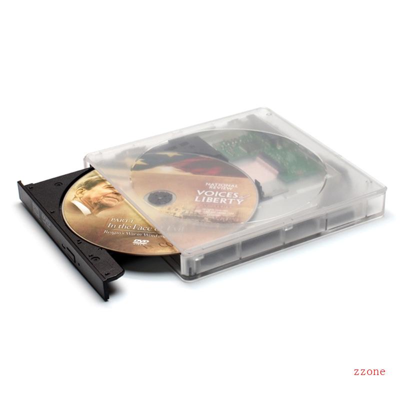 Zzz External DVD Drive Optical DVD Drive Burner Writer Reader Penggerak DVD Portable