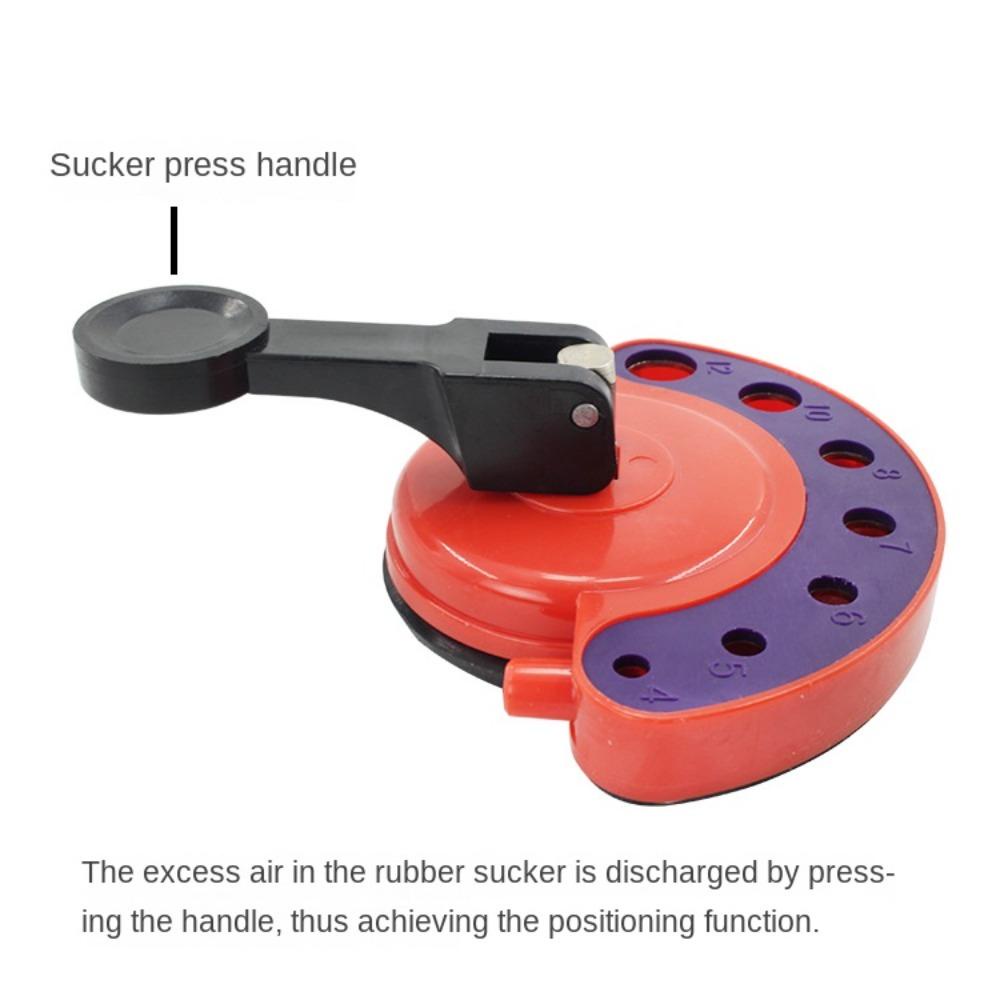 Lanfy Bukaan Kaca Locator Posisi 4-12MM Dengan Vacuum Base Alat Konstruksi Mata Bor Diamond Tile Sucker