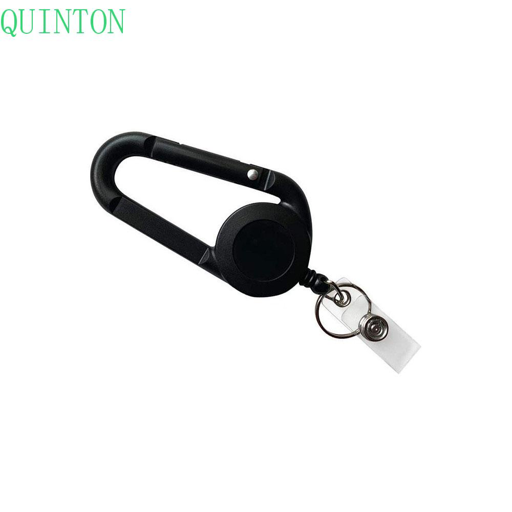 Quinton Lencana Gulungan Klip Ditarik Tugas Berat Tarik Alat Kantor Lanyard Klip Gantungan Kunci Klip