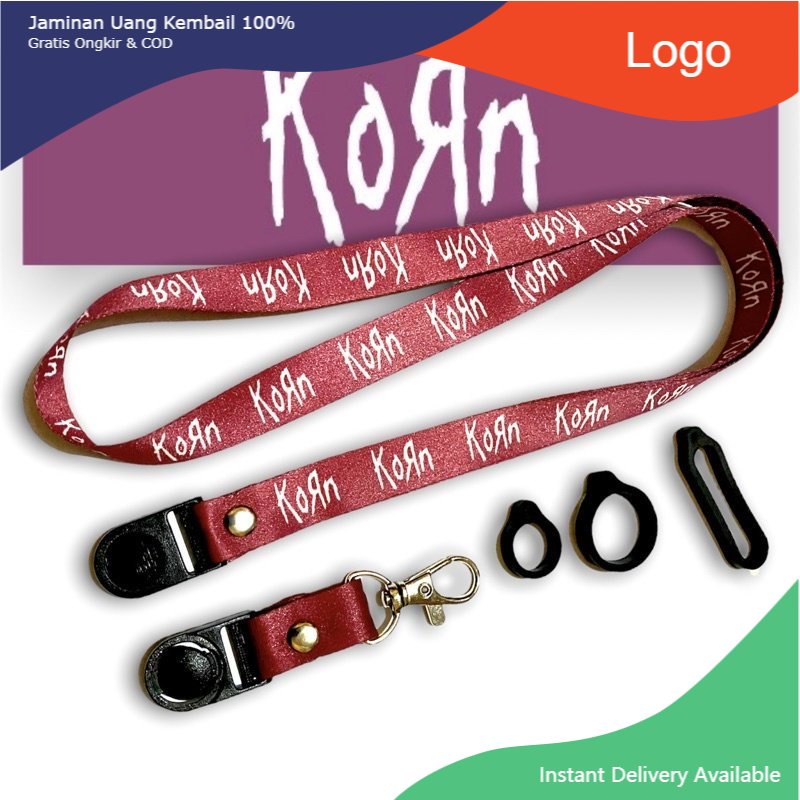 

KORN LANYARD GANTUNGAN HANPHONE FREE ORING 3PCS