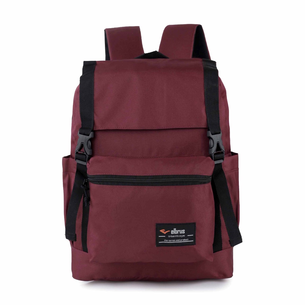 Tas Ransel Sekolah Kerja Elbrus Slot Laptop 14 Inch