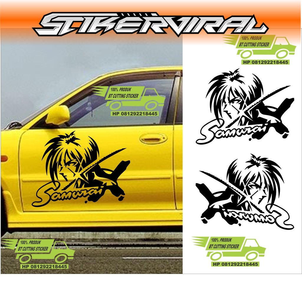 stiker mobil stiker samurai x stiker mobil mitsubishi lacer evo stiker mobil mitsubishi lacer stiker