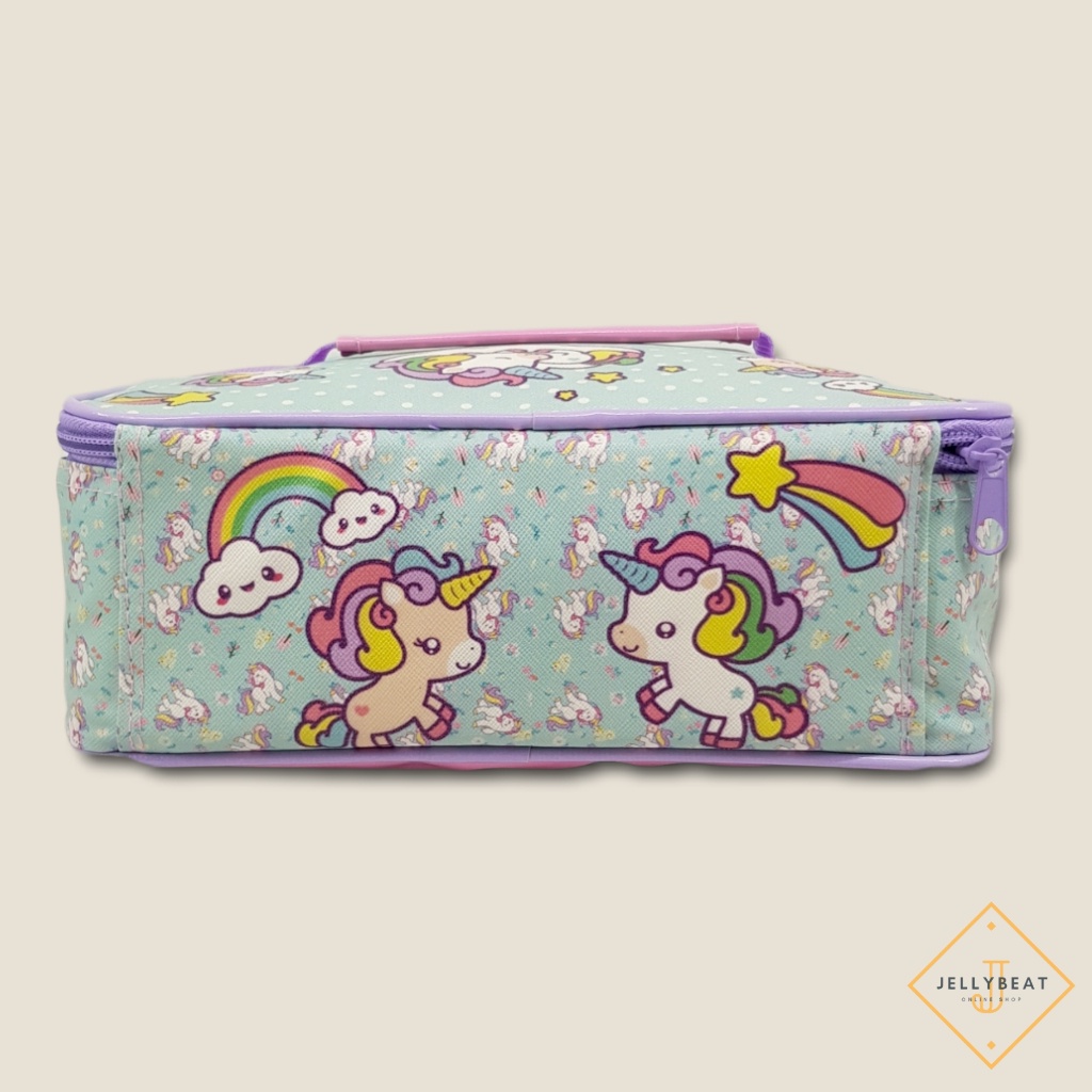 Tas Lunch Box BESAR PREMIUM Karakter Aluminium Foil Bag Insulated