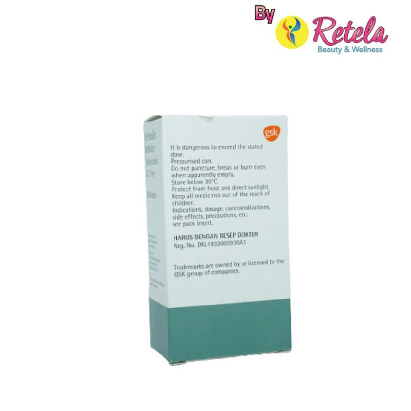 VENTOLIN INHALER 100 MCG 200 DOSIS