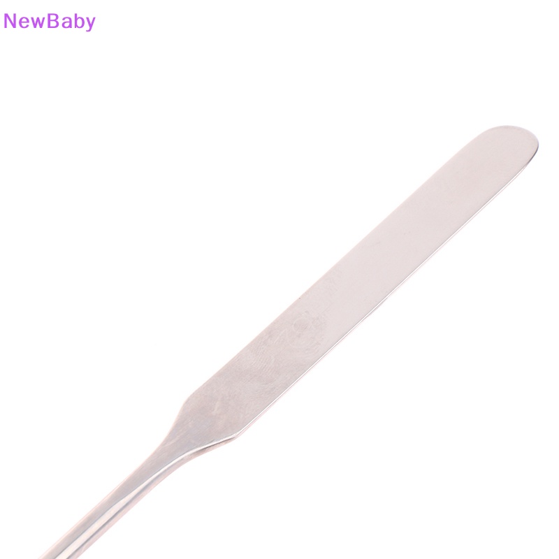 Newbaby 1Pc Foundation Cair Stik Warna Makeup Stainless Steel Metal Stir Stick ID