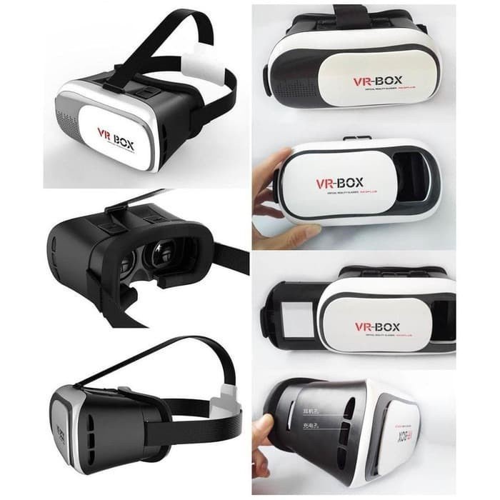 SM- VR Box 3D Glasses Smartphone Virtual Reality Card Board Kacamata 3D