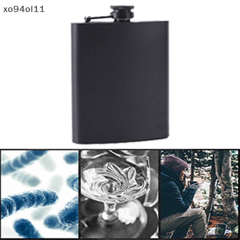 Xo Hip Flask Stainless Steel Portable Travel Flagon Wine Whisky Pot Botol Minuman Keras OL