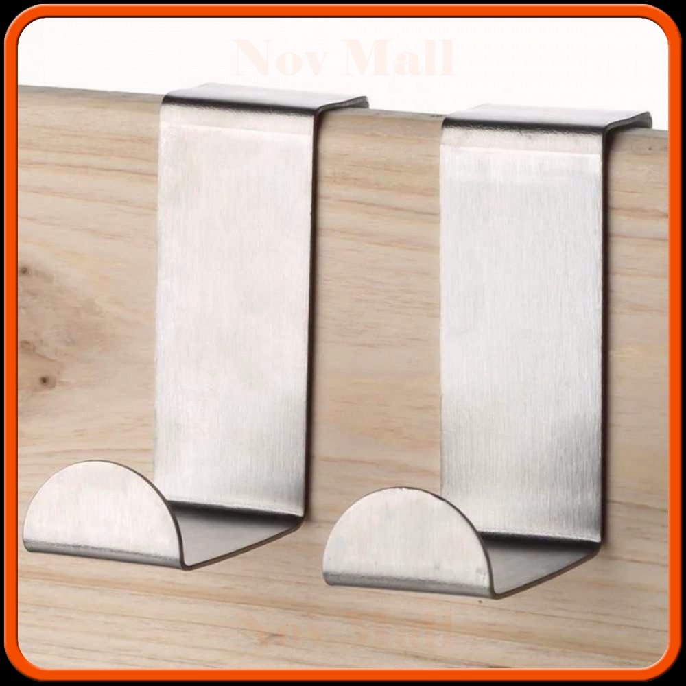 Gantungan Hook Cabinet Door Hanger Stainless Steel 2 PCS -ST128