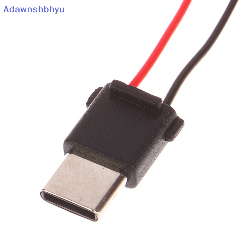 Adhyu USB Type-C Waterproof Connector Welding Wire Female Socket Soket Antarmuka Pengisian Port Tipe-C Dengan Kawat Las ID