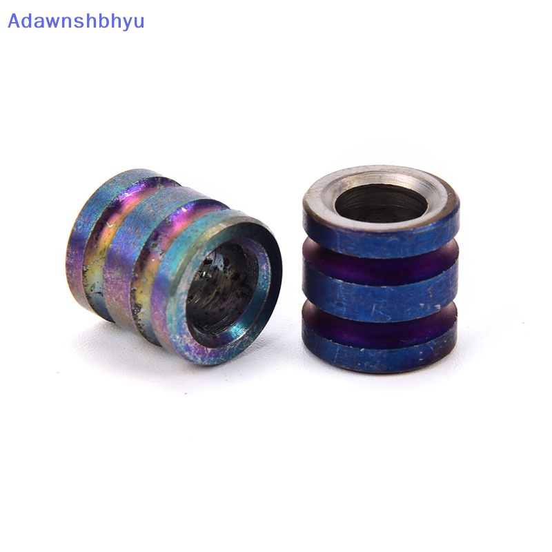 Adhyu Titanium Alloy Beads Paracord Beads Outdoor Parasut Cord Gadget ID