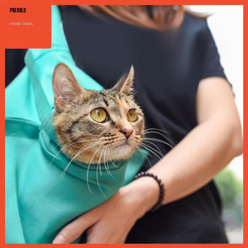 [Predolo] Tas Carrier Kucing Perawatan Cakar Cat Grooming Bag Untuk Camping Outdoor Use Travelling