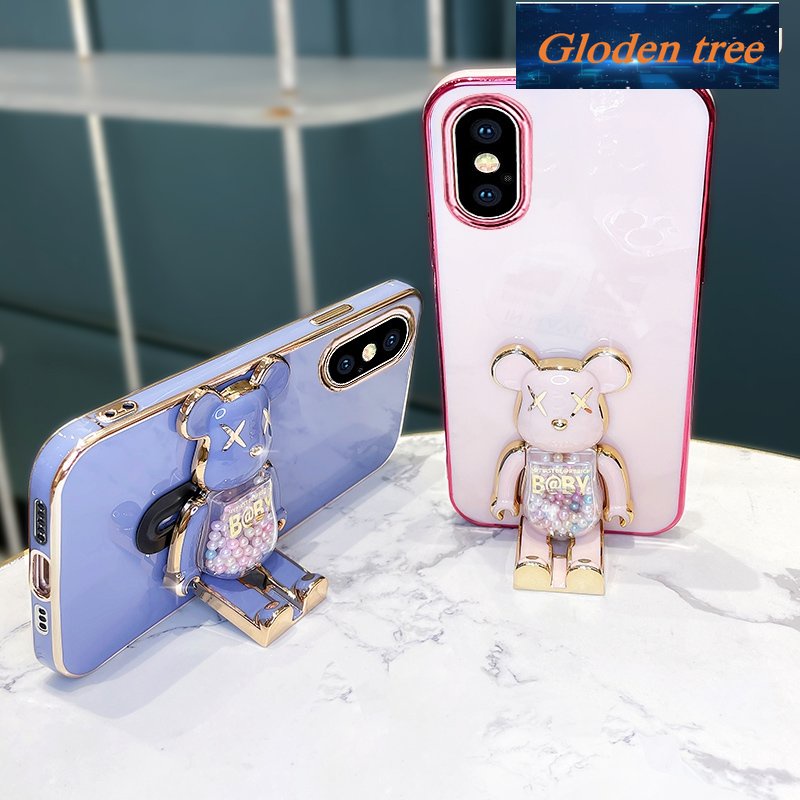 [cuci Gudang]loden pohon -antising iphone x s iphone xr iphone xs max Casing ponsel s toserbaoftcase soklinlectroplated silikon shockproof desain baru