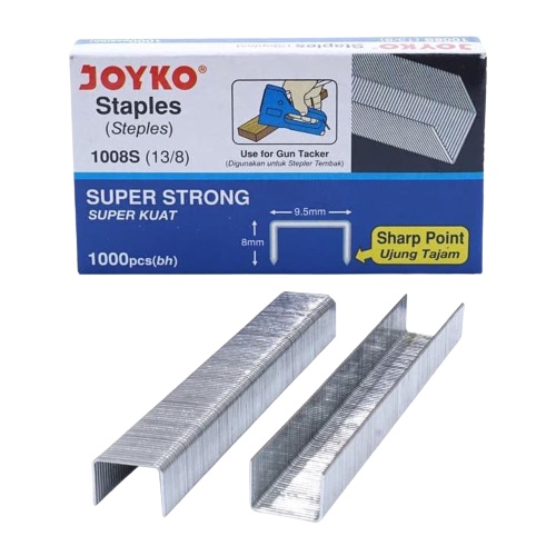 Toko Murah Paket Staples Tembak Gun Tacker + Isi/Refiil 13/8 Stapler Jok Staples Perekat COD Promo Best Seller