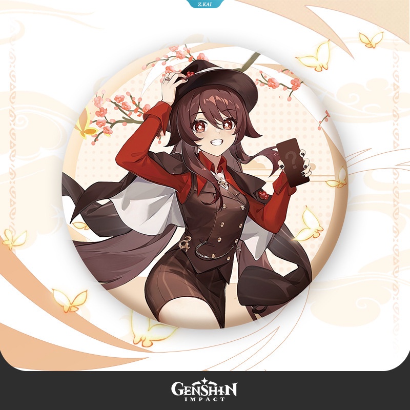 Game Genshin Impact Kamisato Ayato Itto Gorou Xiao Hu Tao Plat Akrilik Dekorasi Desktop Stand-up Sign Gantungan Kunci Anime Badge Cosplay Hadiah [ZK]