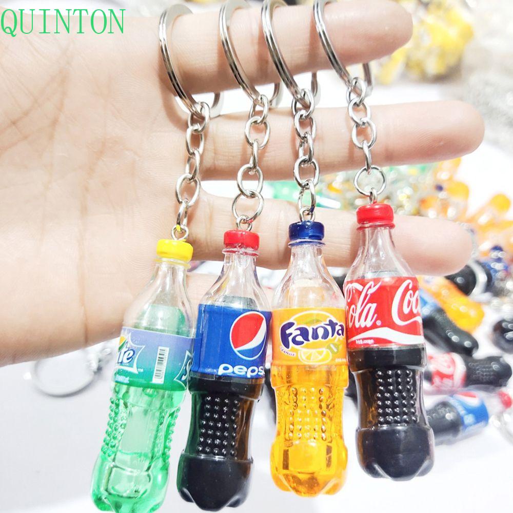 Quinton Coke Kaleng Pria Wanita Perhiasan Ransel Liontin Gantungan Kunci Keychain