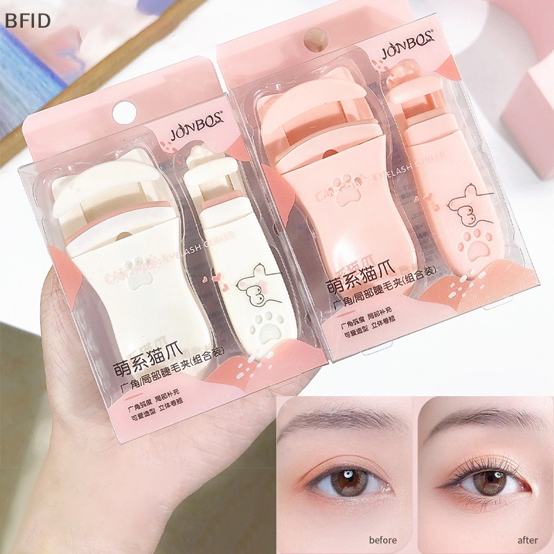 [BFID] Cat Claw Cute Eyelash Curler Profesional Klip Bulu Mata Alat Kecantikan Mata [ID]