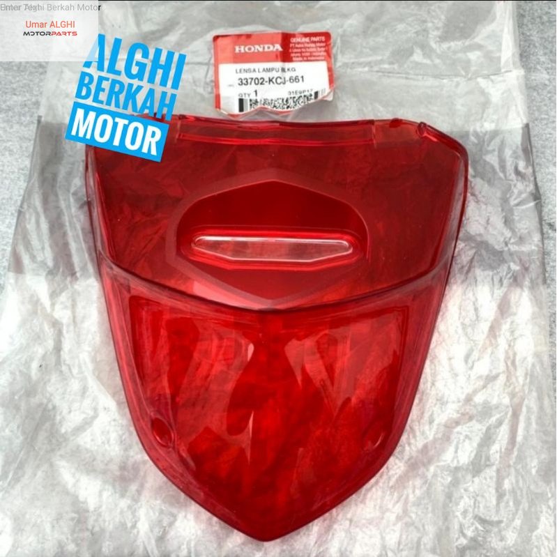 Sparepart Mika Stop Lampu Belakang Tiger Merah Original Honda 33702-KCJ-661