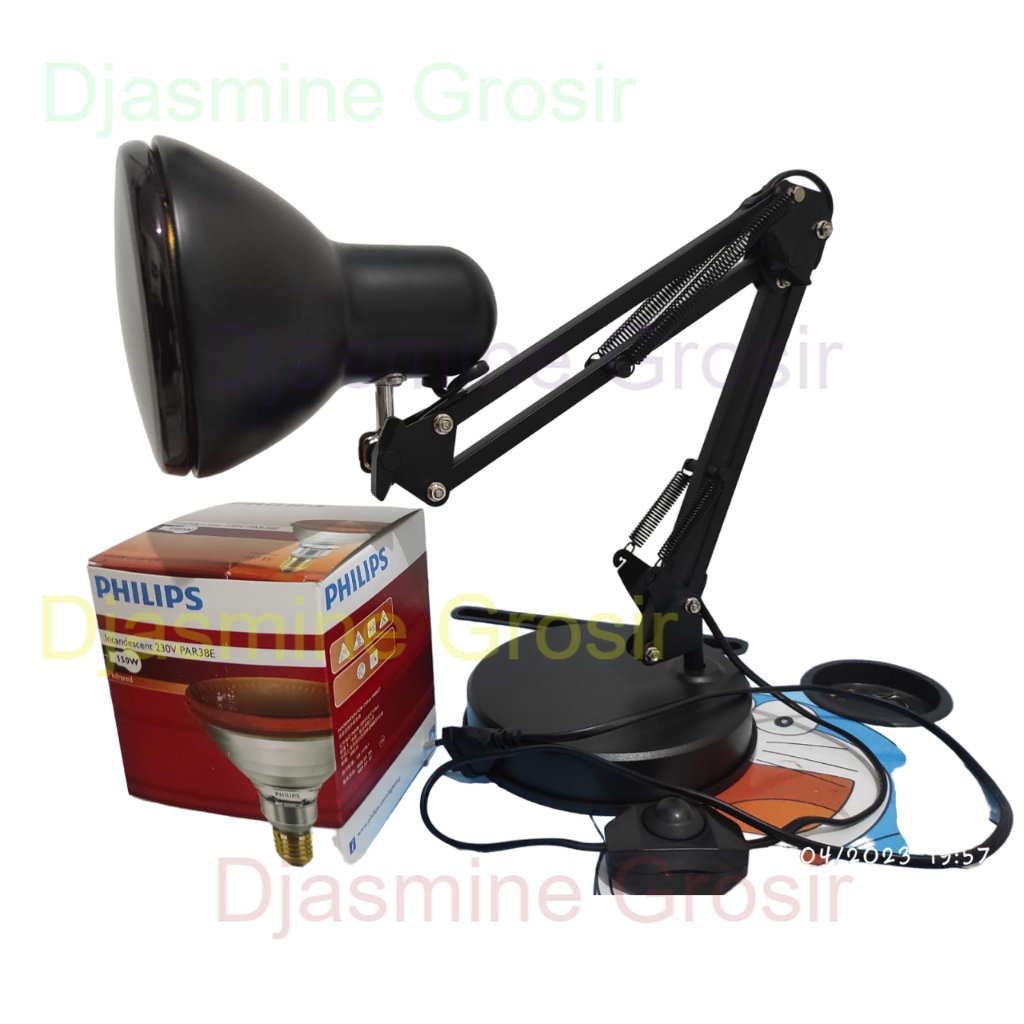 Paket Lampu Philips Infrared Stand Lampu Philips dengan Pengatur Suhu Panas